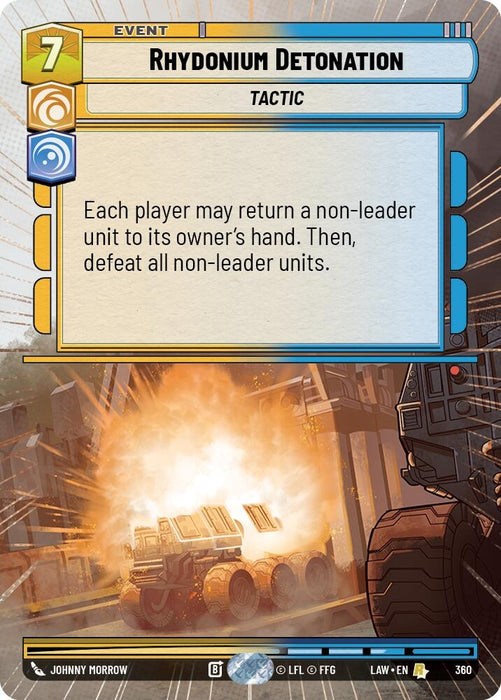 Image for Rhydonium Detonation (Hyperspace) [A Lawless Time] - Star Wars: Unlimited