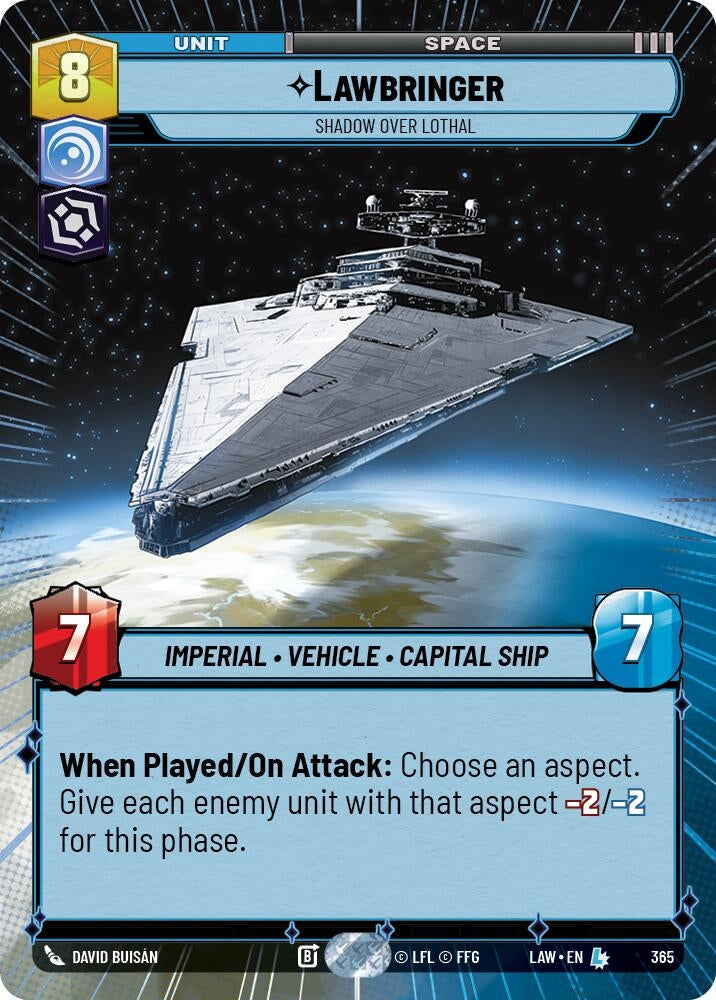 Image for Lawbringer - Shadow Over Lothal (Hyperspace) [A Lawless Time] - Star Wars: Unlimited