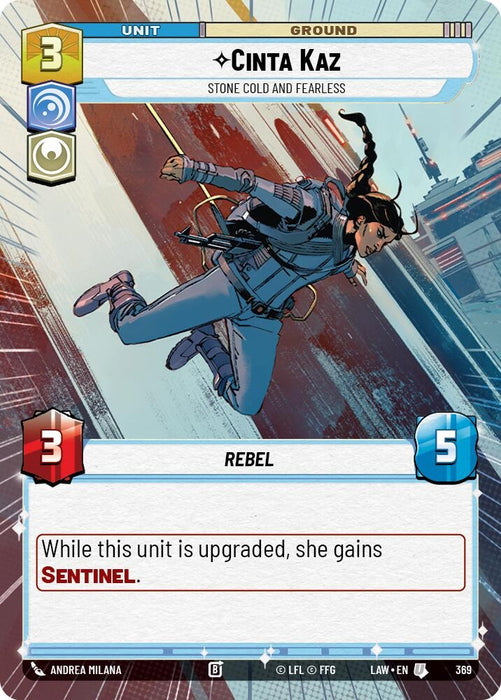 Image for Cinta Kaz - Stone Cold and Fearless (Hyperspace) [A Lawless Time] - Star Wars: Unlimited