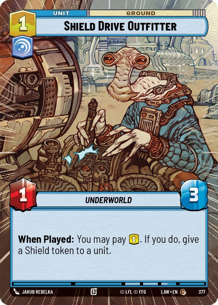 Image for Shield Drive Outfitter (Hyperspace) [A Lawless Time] - Star Wars: Unlimited