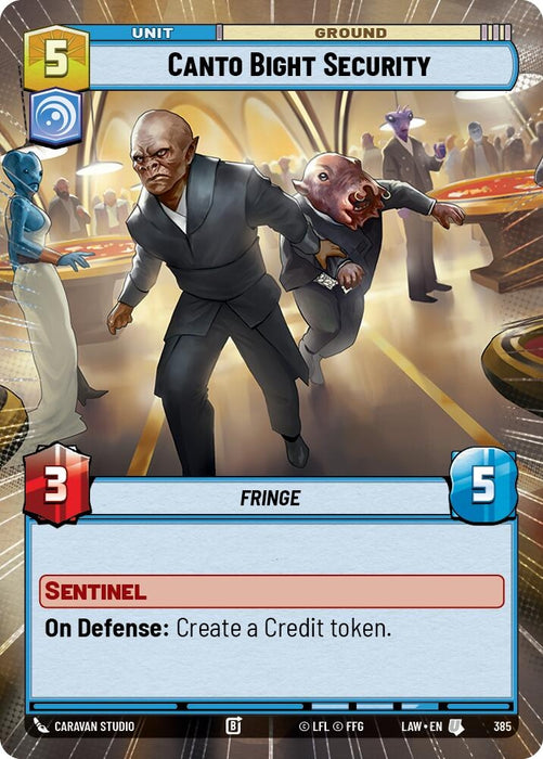 Image for Canto Bight Security (Hyperspace) [A Lawless Time] - Star Wars: Unlimited