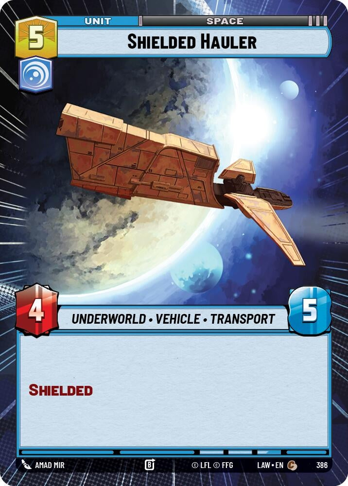 Image for Shielded Hauler (Hyperspace) [A Lawless Time] - Star Wars: Unlimited
