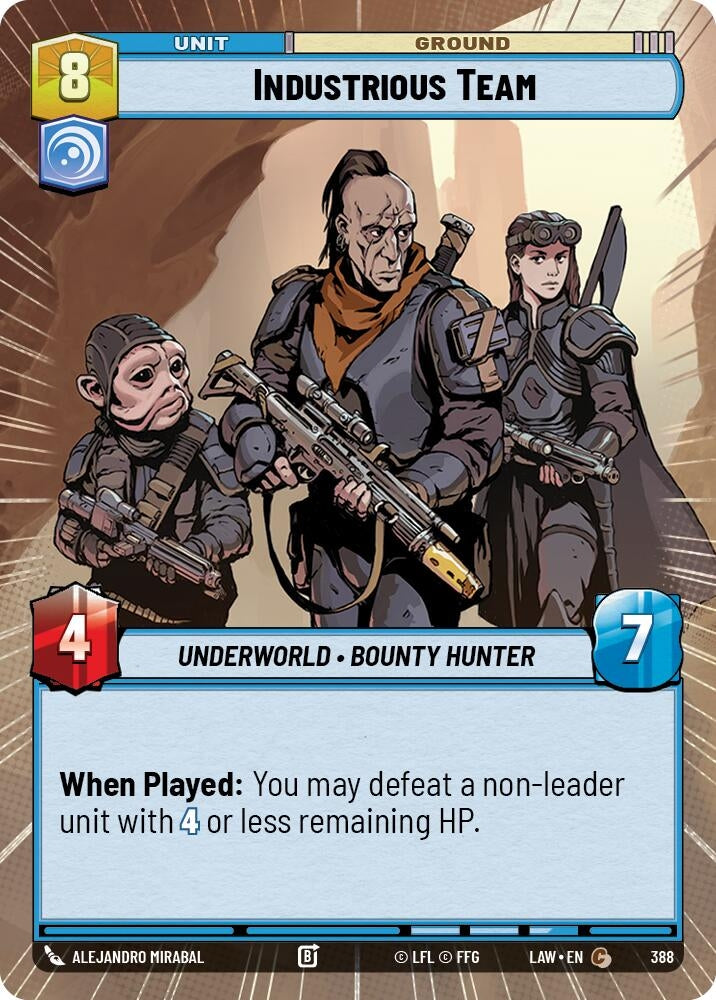 Image for Industrious Team (Hyperspace) [A Lawless Time] - Star Wars: Unlimited