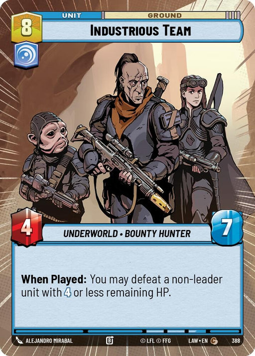 Image for Industrious Team (Hyperspace) [A Lawless Time] - Star Wars: Unlimited