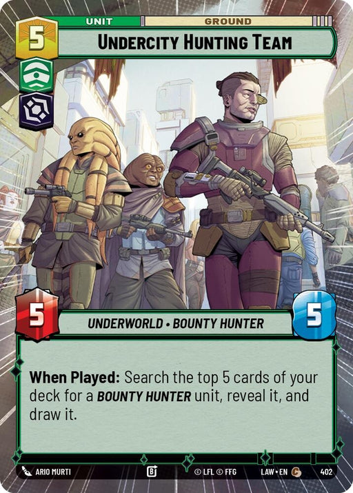 Image for Undercity Hunting Team (Hyperspace) [A Lawless Time] - Star Wars: Unlimited