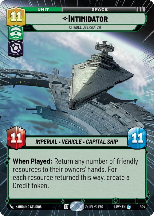 Image for Intimidator - Citadel Overwatch (Hyperspace) [A Lawless Time] - Star Wars: Unlimited