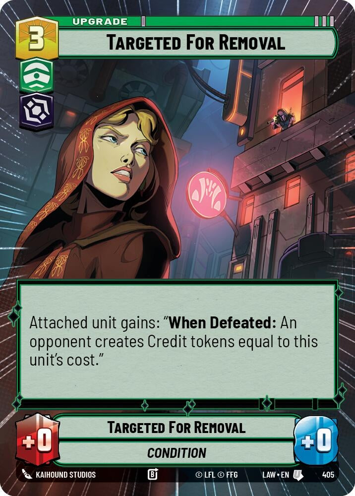Image for Targeted for Removal (Hyperspace) [A Lawless Time] - Star Wars: Unlimited