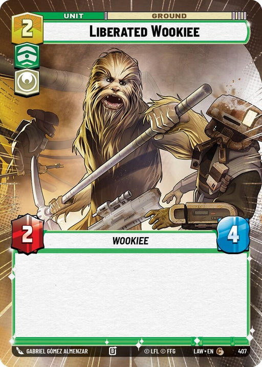 Image for Liberated Wookie (Hyperspace) [A Lawless Time] - Star Wars: Unlimited