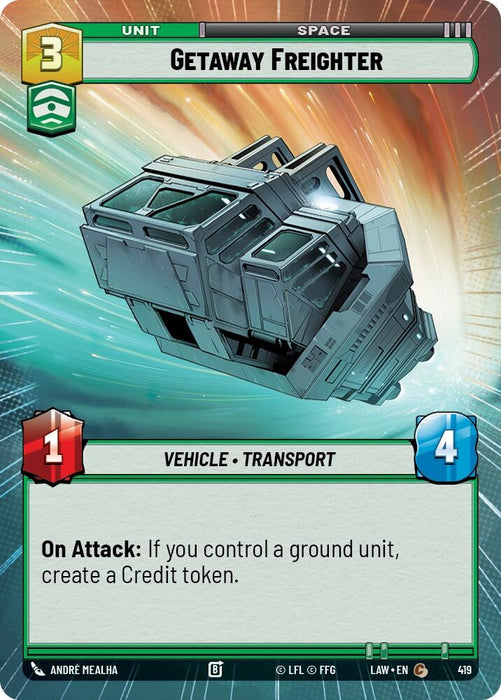 Image for Getaway Freighter (Hyperspace) [A Lawless Time] - Star Wars: Unlimited