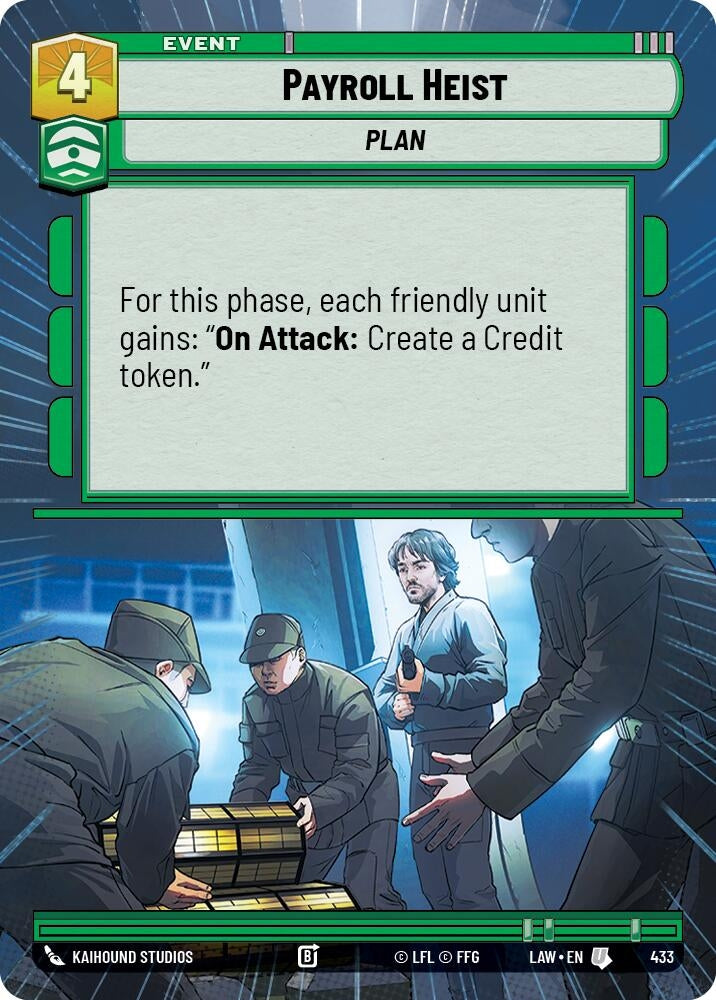 Image for Payroll Heist (Hyperspace) [A Lawless Time] - Star Wars: Unlimited