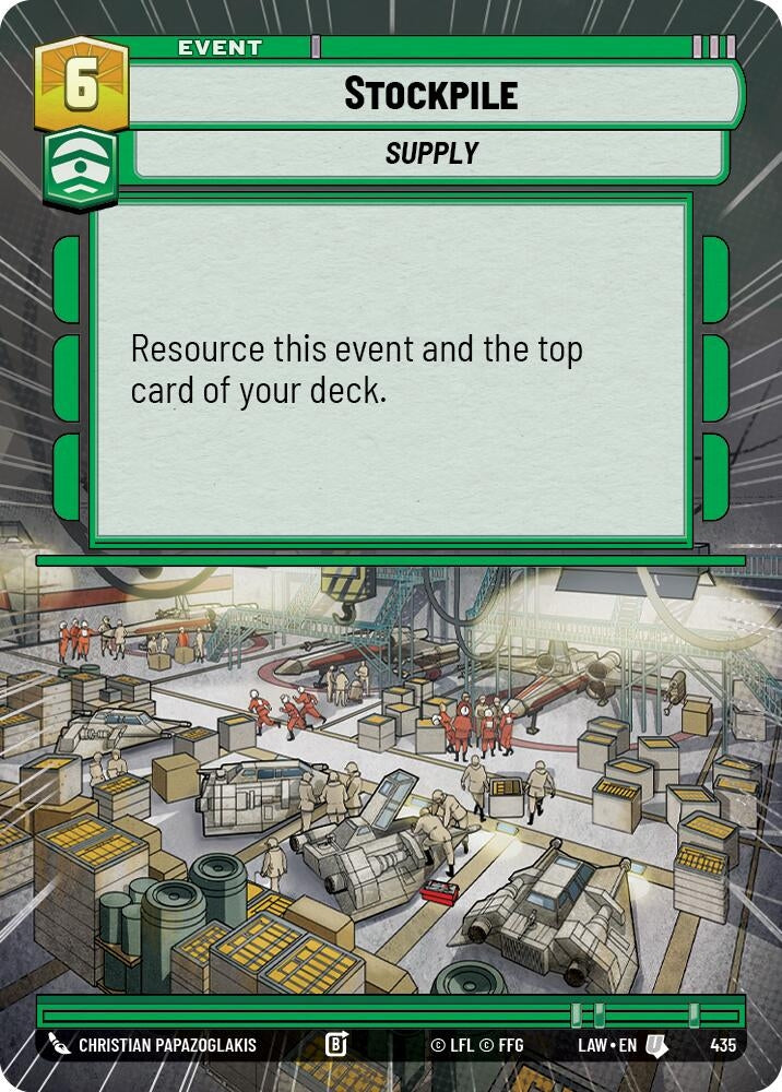 Image for Stockpile (Hyperspace) [A Lawless Time] - Star Wars: Unlimited