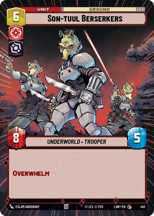 Image for Son-tuul Berserkers (Hyperspace) [A Lawless Time] - Star Wars: Unlimited