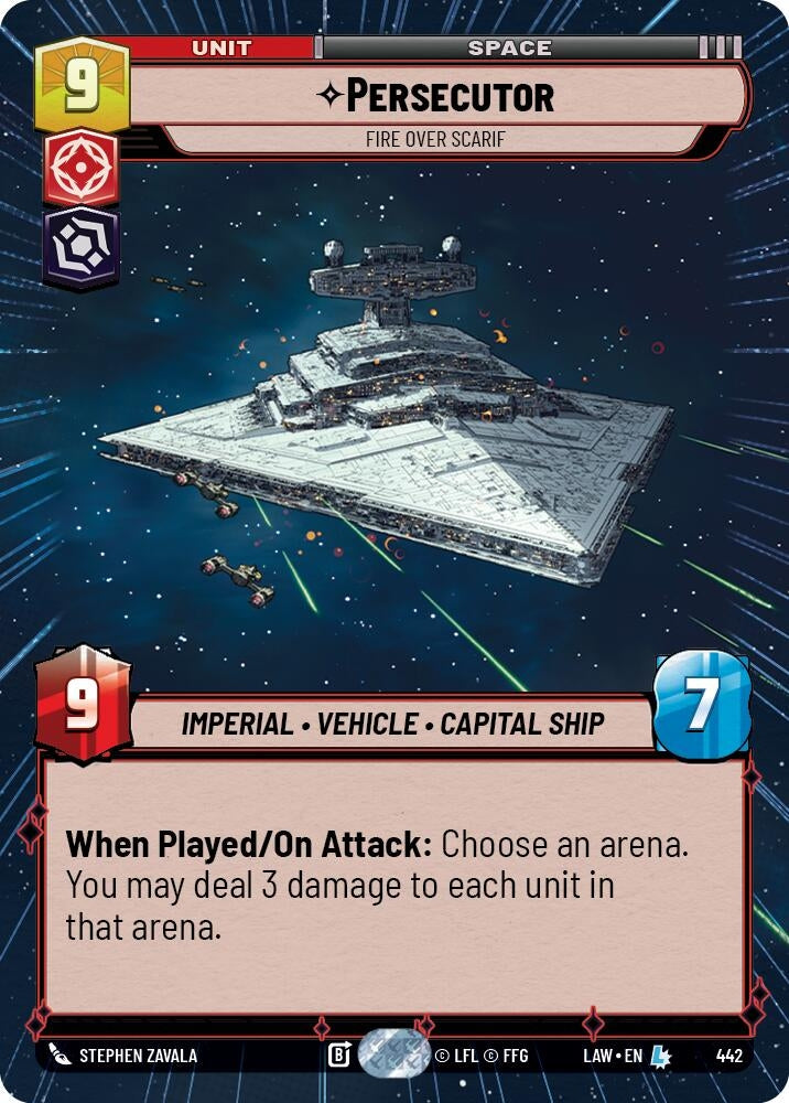 Image for Persecutor - Fire Over Scarif (Hyperspace) [A Lawless Time] - Star Wars: Unlimited