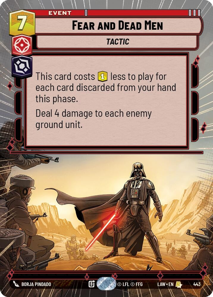 Image for Fear and Dead Men (Hyperspace) [A Lawless Time] - Star Wars: Unlimited