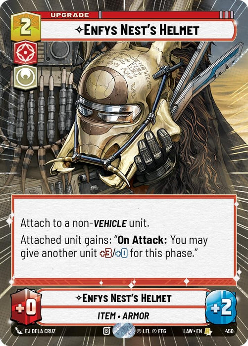 Image for Enfys Nest's Helmet (Hyperspace) [A Lawless Time] - Star Wars: Unlimited