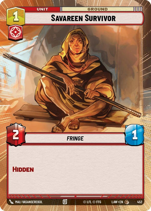 Image for Savareen Survivor (Hyperspace) [A Lawless Time] - Star Wars: Unlimited