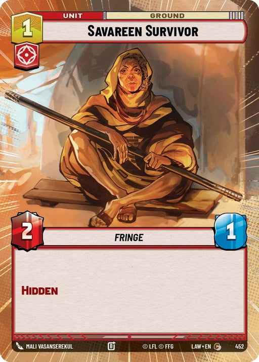 Image for Savareen Survivor (Hyperspace) [A Lawless Time] - Star Wars: Unlimited