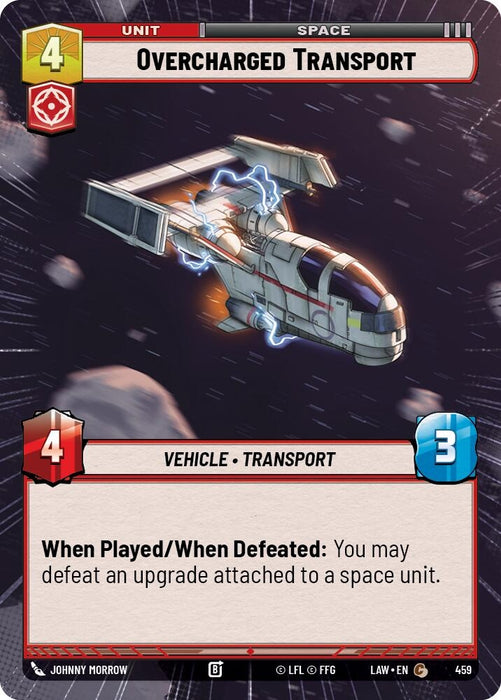 Image for Overcharged Transport (Hyperspace) [A Lawless Time] - Star Wars: Unlimited