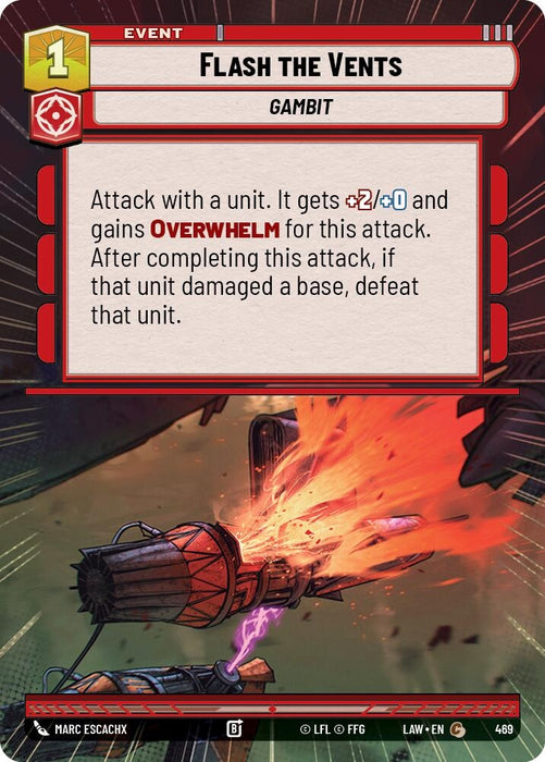 Image for Flash the Vents (Hyperspace) [A Lawless Time] - Star Wars: Unlimited