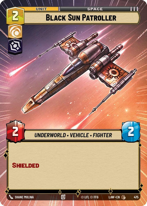 Image for Black Sun Patroller (Hyperspace) [A Lawless Time] - Star Wars: Unlimited