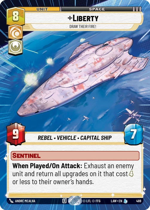 Image for Liberty - Draw Their Fire! (Hyperspace) [A Lawless Time] - Star Wars: Unlimited