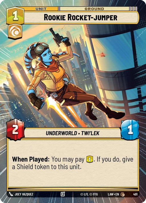 Image for Rookie Rocket-jumper (Hyperspace) [A Lawless Time] - Star Wars: Unlimited