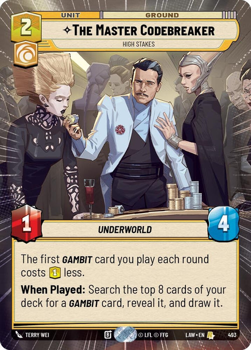 Image for The Master Codebreaker - High Stakes (Hyperspace) [A Lawless Time] - Star Wars: Unlimited