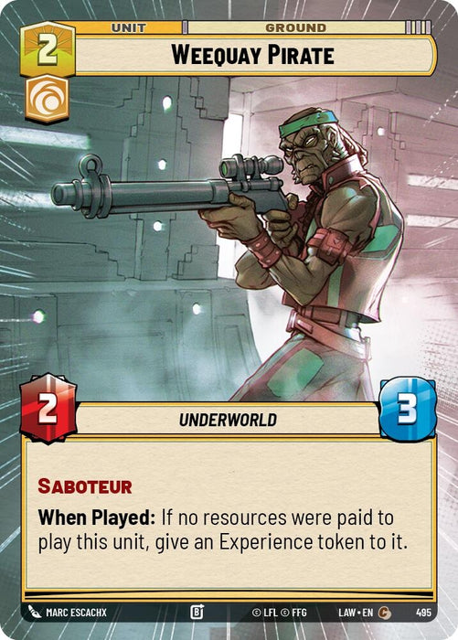 Image for Weazel - Fighting Back (Hyperspace) [A Lawless Time] - Star Wars: Unlimited