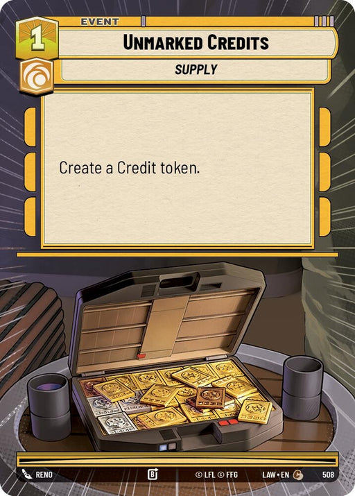 Image for Unmarked Credits (Hyperspace) [A Lawless Time] - Star Wars: Unlimited