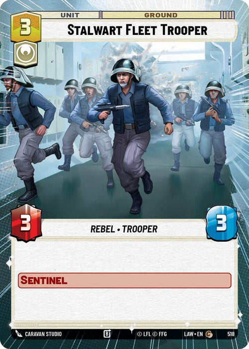 Image for Stalwart Fleet Trooper (Hyperspace) [A Lawless Time] - Star Wars: Unlimited