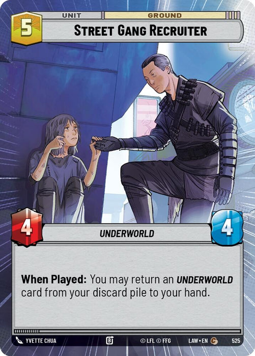 Image for Street Gang Recruiter (Hyperspace) [A Lawless Time] - Star Wars: Unlimited