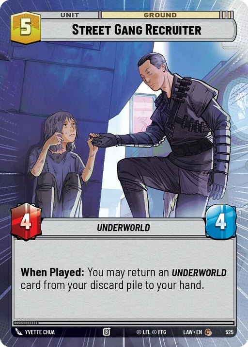 Image for Street Gang Recruiter (Hyperspace) [A Lawless Time] - Star Wars: Unlimited