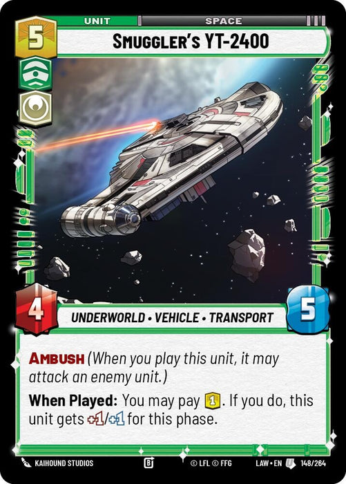 Image for Smuggler's YT-2400 (148/264) [A Lawless Time] - Star Wars: Unlimited