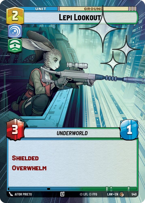 Image for Lepi Lookout (Hyperspace Foil) (302) [A Lawless Time] - Star Wars: Unlimited