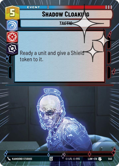 Image for Shadow Cloaking (Hyperspace Foil) (307) [A Lawless Time] - Star Wars: Unlimited