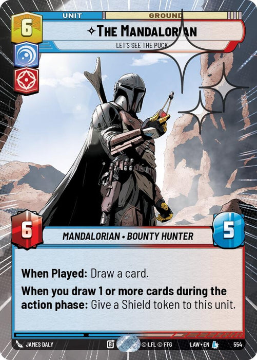 Image for The Mandalorian - Let's See The Puck (Hyperspace Foil) (316) [A Lawless Time] - Star Wars: Unlimited