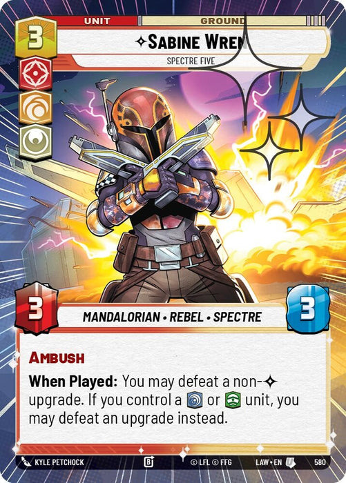 Image for Sabine Wren - Spectre Five (Hyperspace Foil) (342) [A Lawless Time] - Star Wars: Unlimited