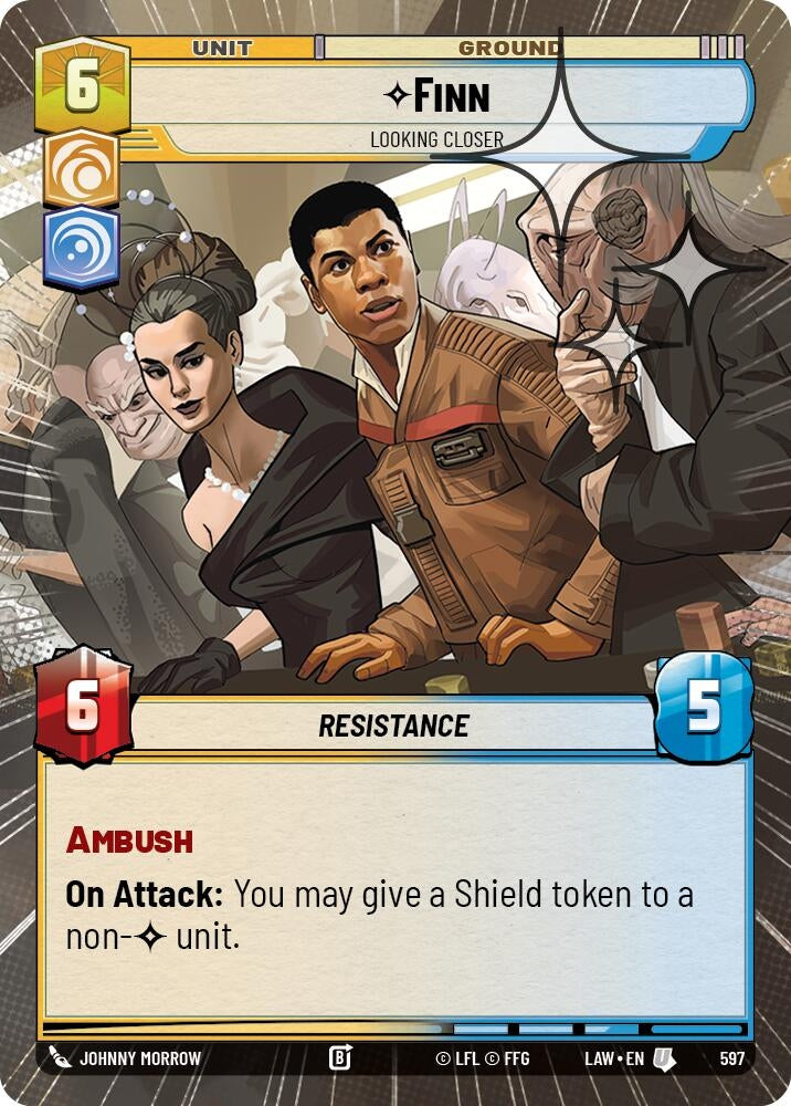 Image for Finn - Looking Closer (Hyperspace Foil) (359) [A Lawless Time] - Star Wars: Unlimited