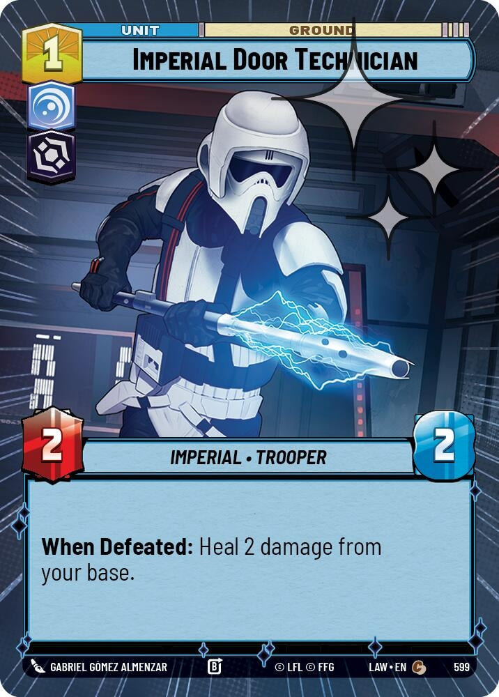 Image for Imperial Door Technician (Hyperspace Foil) (361) [A Lawless Time] - Star Wars: Unlimited