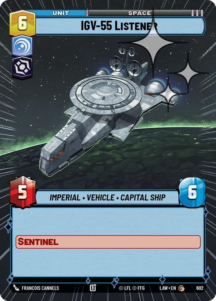 Image for IGV-55 Listener (Hyperspace Foil) (364) [A Lawless Time] - Star Wars: Unlimited