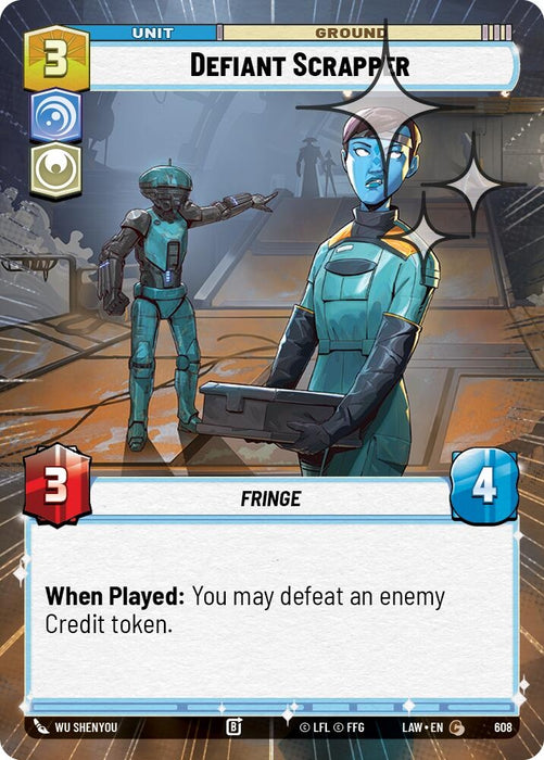 Image for Defiant Scrapper (Hyperspace Foil) (370) [A Lawless Time] - Star Wars: Unlimited