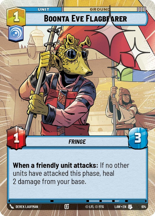 Image for Boonta Eve Flagbearer (Hyperspace Foil) (376) [A Lawless Time] - Star Wars: Unlimited