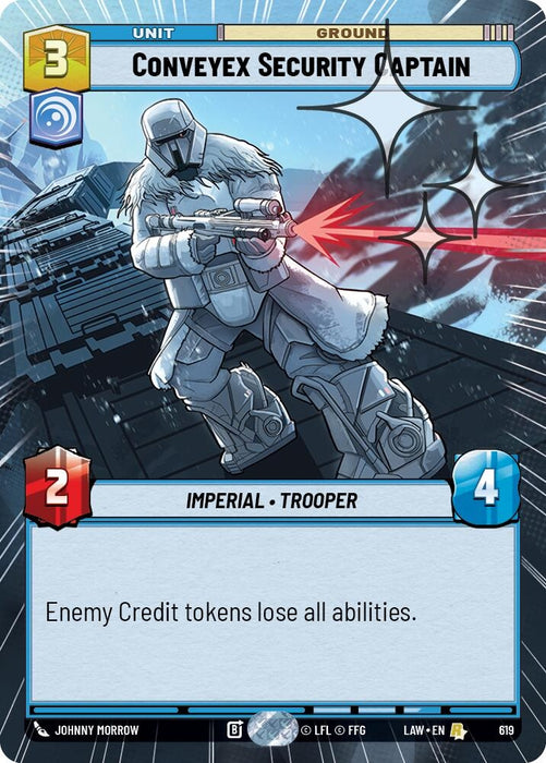 Image for Conveyex Security Captain (Hyperspace Foil) (381) [A Lawless Time] - Star Wars: Unlimited