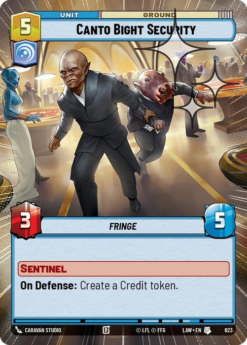 Image for Canto Bight Security (Hyperspace Foil) (385) [A Lawless Time] - Star Wars: Unlimited