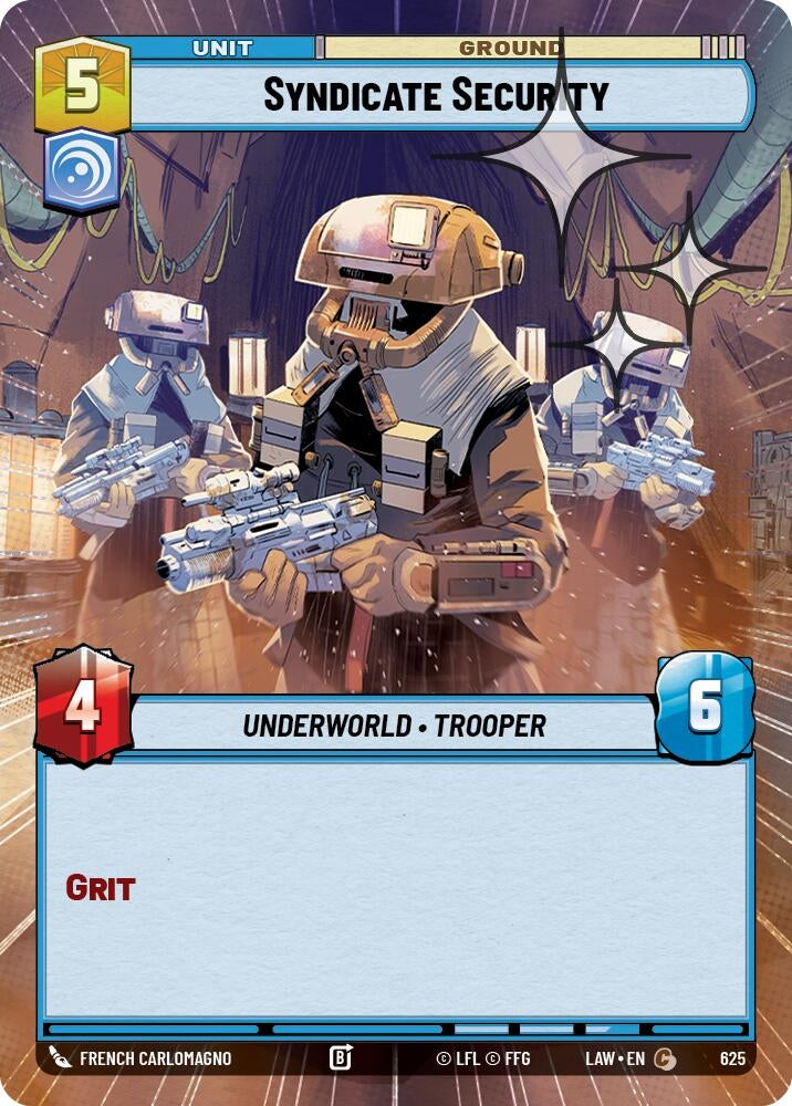 Image for Syndicate Security (Hyperspace Foil) (387) [A Lawless Time] - Star Wars: Unlimited