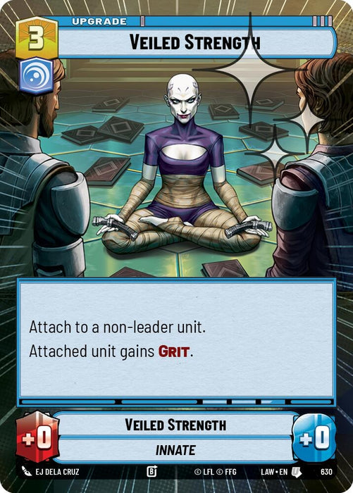 Image for Veiled Strength (Hyperspace Foil) (392) [A Lawless Time] - Star Wars: Unlimited