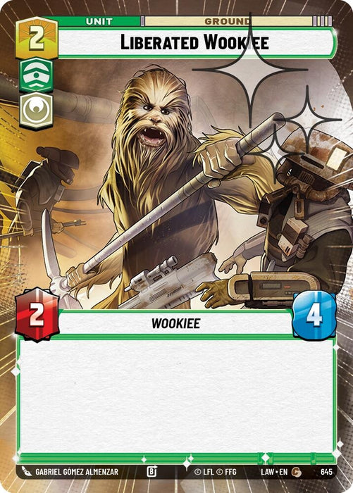 Image for Liberated Wookie (Hyperspace Foil) (407) [A Lawless Time] - Star Wars: Unlimited