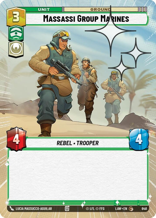 Image for Massassi Group Marines (Hyperspace Foil) (410) [A Lawless Time] - Star Wars: Unlimited