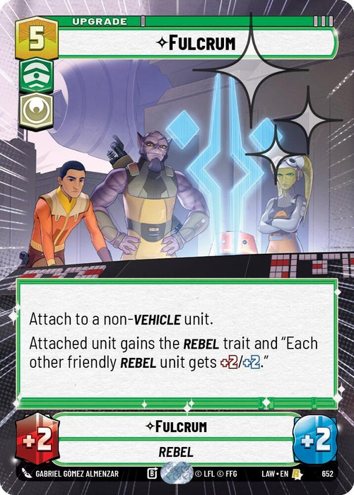 Image for Fulcrum (Hyperspace Foil) (414) [A Lawless Time] - Star Wars: Unlimited