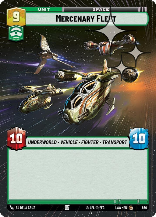 Image for Mercenary Fleet (Hyperspace Foil) (428) [A Lawless Time] - Star Wars: Unlimited